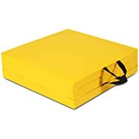 COSTWAY Estera de Yoga Deportiva Plegable 183X61X5CM Colchoneta de Gimnasia Entrenamiento Alfombrillas de Fitness